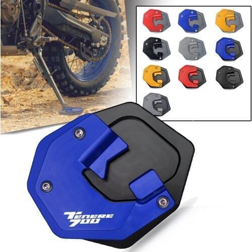 NEW 2021 TENERE700 Motorcycle Side Stand Enlarge Plate Kickstand Extension For Yamaha Tenere 700 TENERE XTZ XT700Z T700 T7 2019