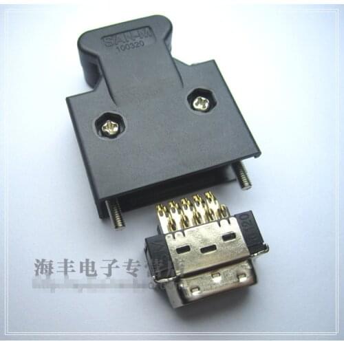 Original new 100% 20P SAN-M gold plated servo drive connector core instead of 10320 SM-20P VW3M8111