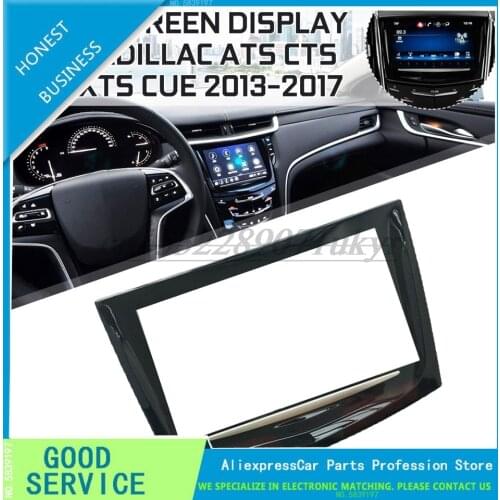 Plastic & Glass For Touch Screen Display For Cadillac Escalade ATS CTS SRX XTS CUE 2013-2017 sense for touch display digitizer