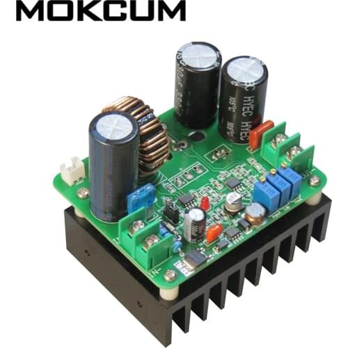 900W DC-DC Boost Module Wide Voltage CVCC Step Down Power Supply 15A 8V-30V/30V-60V to 12V-130V w/ Heat Sink