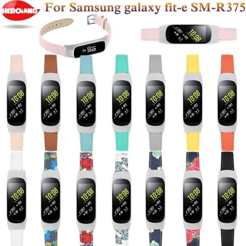 For Samsung Galaxy fit-e SM-R375 Smart Bracelet Genuine Leather Strap Band fashion Watchband Replacement Wristband Bracelet Belt