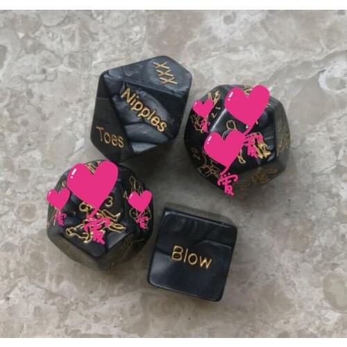 English Fun Dice Lovers Fun Dice Gift Action Posture Fun Dice Set Adult Party Entertainment Tools Nightclub Interactive Games