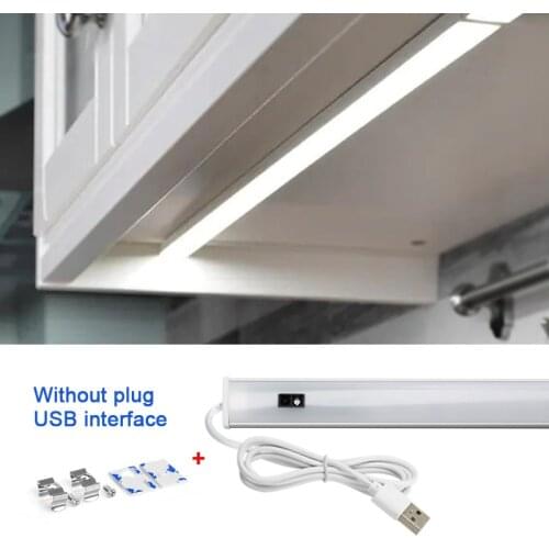 LED Under Cabinet Light Hand Sweep Switch Under Cabinet LED Kitchen Light 30cm/40cm/50cm Sensor Light Wardrobe LED Night Light