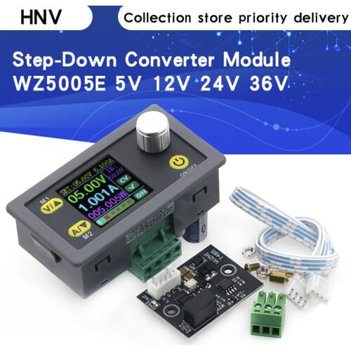 WZ5005E DC DC Buck Converter CC CV 50V 5A Power Module Adjustable Regulated laboratory power supply communication 5V 12V 24V 36V