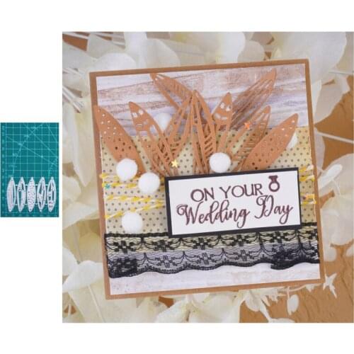 YaMinSanNiO Leaf Decoration Metal Cutting Dies Stencil Scrapbooking Photo Album Card Paper Embossing Craft DIY Template New 2021