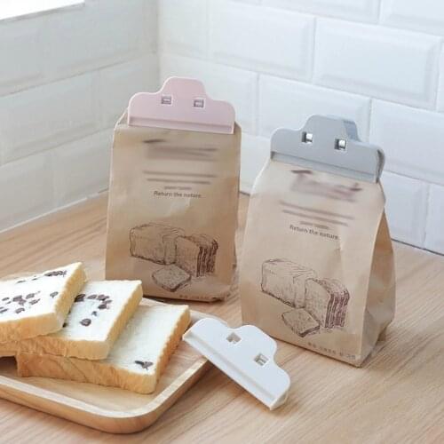 Kitchen Sealed Clips Portable Practical Food Sealing Clamp Clip Powder Food Package Bag Multifunctional Home Snack Sealed Clips