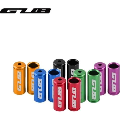 10pcs GUB Road MTB Bike Bicycle Aluminum Alloy 4mm 5mm Derailleur Shift Brake Cable End Cap Crimps Housing Ferrules Wire Tip