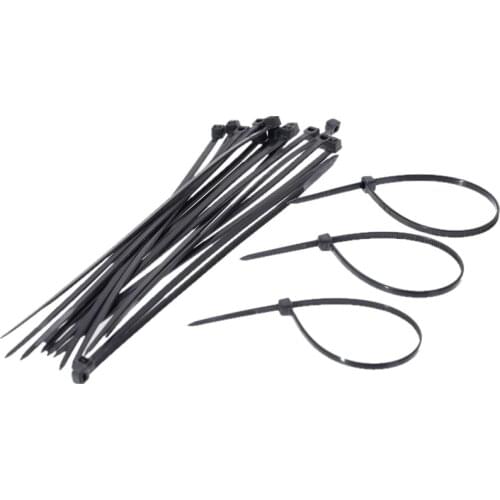 100PCS Nylon Cable Ties White Black 3*150 Cable Wire Ties Self Locking Zip Ties 150mm