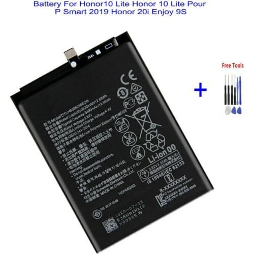 1x 3400mAh HB396286ECW Battery For Huawei Honor10 Lite Honor 10 Lite Pour P Smart 2019 Honor 20i Enjoy 9S + Repair Tools kit