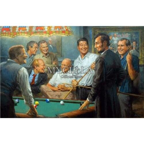 5d Diy Diamond Painting Mosaic Cross Stitch Diamond Embroidery Patriotic Presidents Pattern Rhinestone Christmas Gifts