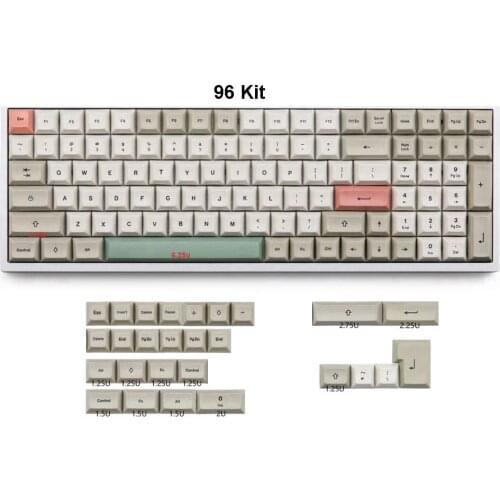9009 Colorway PBT DSA Dye-sub Keycaps Compatible Cherry MX Switches for XD60 XD64 GH60 GK64 Tada68,84,87 96 Mechanical Keyboard