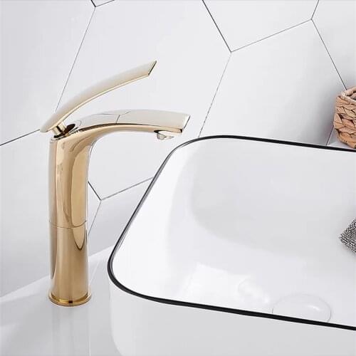 AOLEBEI Gold Bath Faucets