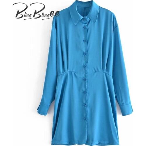 Летние платья на пуговицах BlingBlingee China At AliExpress