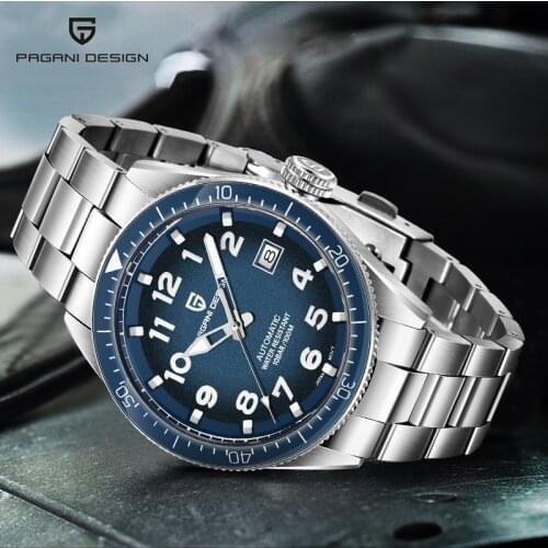 Mechanical mens watches PAGANI DESIGN new top brand fashion watch man waterproof steel clock men automatic date wristwatch 2020