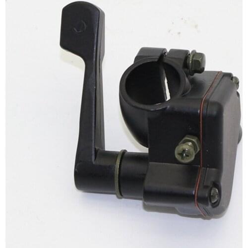 CNC 7/8 inch 22mm Thumb Throttle Lever Assembly for 50cc-125cc ATVs Quad Go Kart, Black