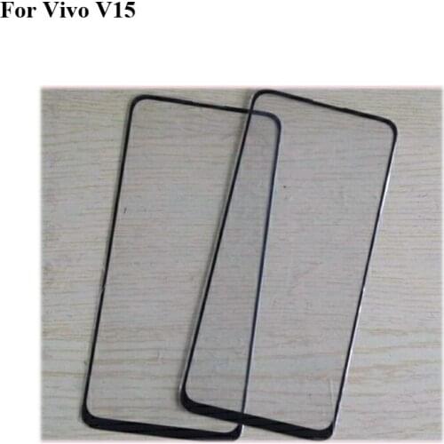 For vivo V15 VivoV15 Front LCD Glass Lens touchscreen For VIVO V 15 VIVOV15 Touch screen Panel Outer Screen Glass without flex