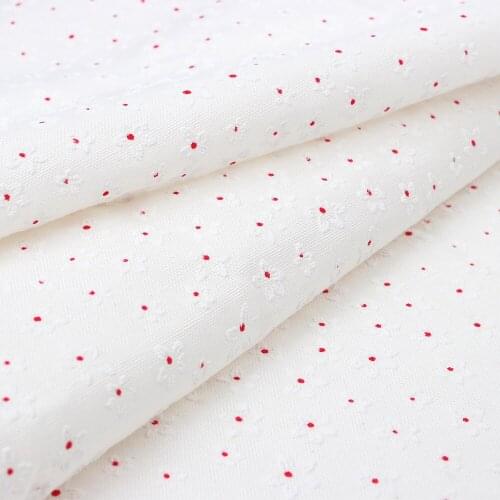 IBOWS Cotton Printed Fabric Floral White Blue Leopard Print Cloth Fabric Headwear Garment Hat Bag Sewing Material 45*150cm/pc