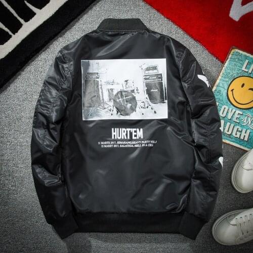 Trendy Brand Spring and Autumn Pilot Jacket Mens Casual Couple Baseball Uniform Jacket Thin Loose Large Size Short