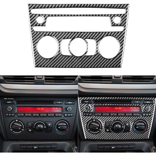 Air Conditioning CD Control Panel Frame Car Console Cover Easily Installation Personal Car Elements for BMW E84 X1 11-15