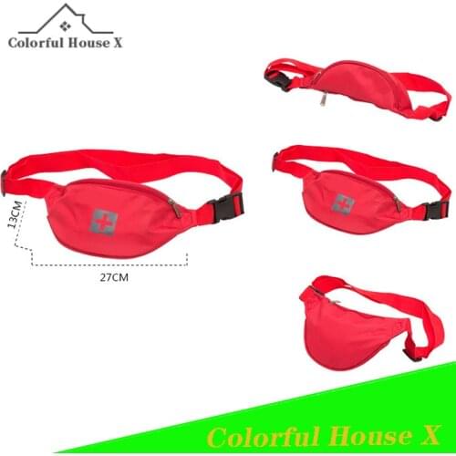 Outdoor Sports Portable Small Medicine Bag First Aid Pocket Family Emergency Oxford Cloth Wear-Resistant Emergency High Capacity