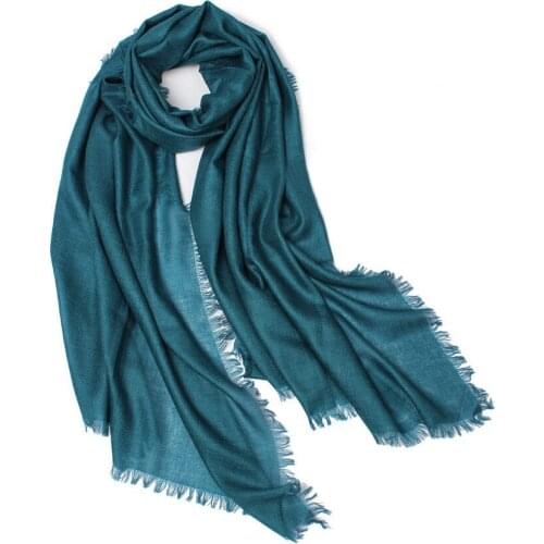 Joker color silk cashmere blend womens fashion boutique scarf shawl pashmina 70x200cm 4sides burrs