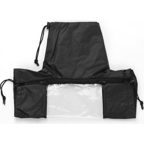 Standard Camera Waterproof Rain Cover Sleeve Protector Raincoat for Canon Nikon Sony DSLR Cameras Black