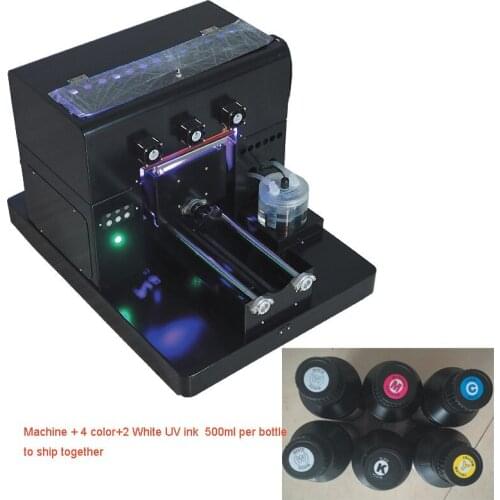 Super quality with embossed printing effect L800 UV printer 500ml*6color /set UV ink included