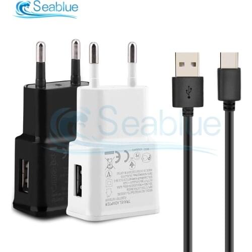 Universal 5V 2A Type C USB Charger Mobile Phone Wall Travel Power Adapter Charger EU/US Plug For Huawei Xiaomi iPhone Samsung
