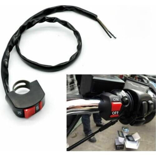 Universal Motorcycle Electric Handlebar Headlight Switch Handlebar on/Off Button Connector Button Switch Motorcycle Accessories