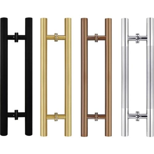 High-grade Stainless Steel Glass Door Handle Diameter 38mm Brushed/Polishing Bathroom Shower/wooden Door Armrest Glass Hardware