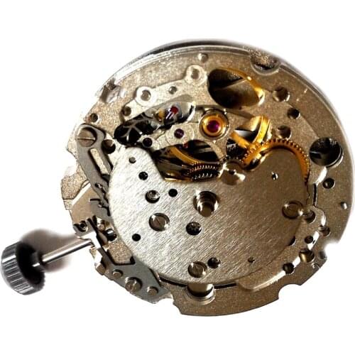Japan Original Miyota 82S7 Automatic Manual Winding Movement Front View Skeleton