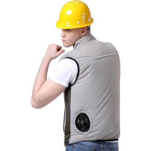 Summer Cooling Fan Vest USB Smart Air Conditioning Clothing Men Women Outdoor Sunscreen Skin Jacket Cooling Fishing Hiking Vest