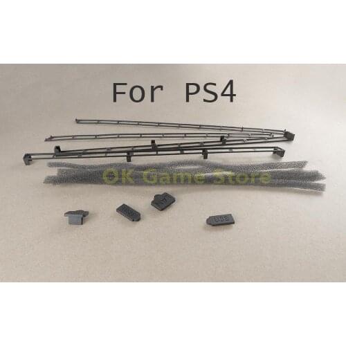 1set Replacement Sponge Dust Proof Cover Case Mesh Stopper Pack Kit for PS4 slim Pro Protection Net Plug Game Dust-Proof Case