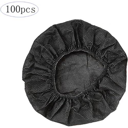 100Pcs/Bag Disposable Headphone Cover Nonwoven Earmuff Cushion 10-12CM Headset