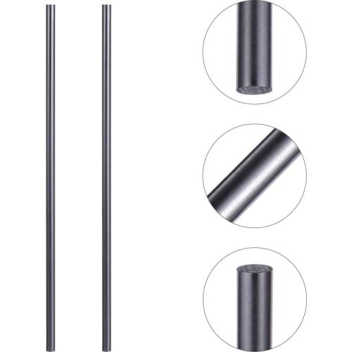 2Pcs Graphite Crucible Stirring Rod Stirring for Melting Casting Refining