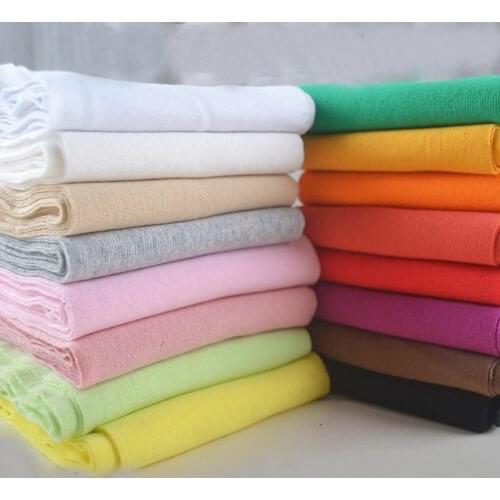 20*150cm Cotton knit ribbed webbing babys clothing T-shirt neckline cuffs waist elastic lace spandex lycra thread fabric AC1003