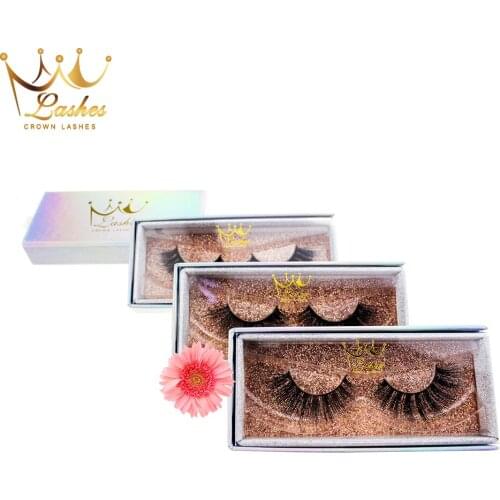 3d 6d mink feather eyelashes creat logo custom box