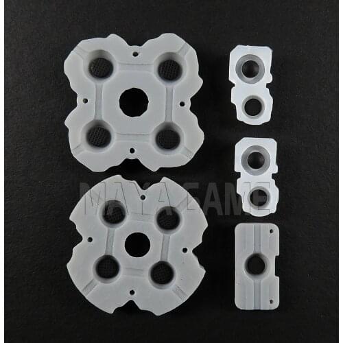 50sets 5 in 1 LR Conductive Rubber Pads For PS5 Controller Buttons Contact Rubber Conductive Silicone Rubber for playstation 5