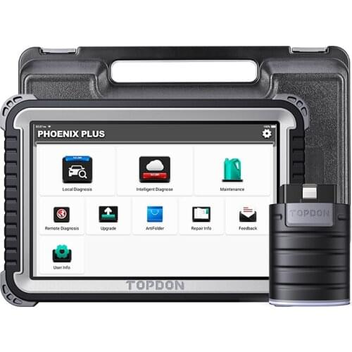 Topdon Phoenix Plus Car Diagnostic Tool OBD2 II Full Function Diagnostic Automotive Professional Diagnosis Diagnost ECU Coding