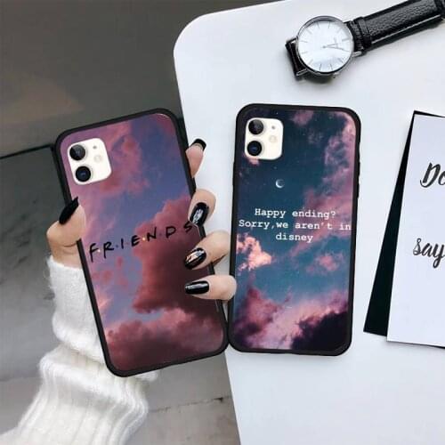 Sky text Clouds Phone Case for iPhone 11 12 mini pro XS MAX 8 7 6 6S Plus X 5S SE 2020 XR