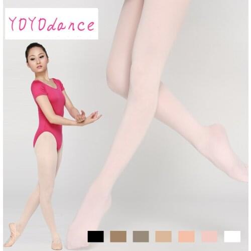 1 Pair Retail 7 Colors New 40D Women Lady Opaque Thine Footed Dance Tight Pantyhose Dance Stockings Girls Ballet Dance Tights