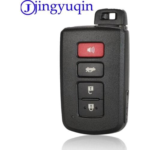 Jingyuqin Remotekey Smart Key Case Shell Fob 4 Button For Toyota RAV4 2015 Free Shipping