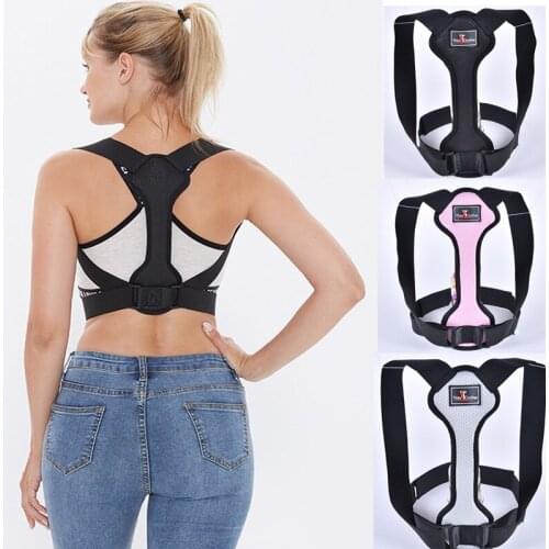 Upper Back Posture Corrector Clavicle Support Belt Back Slouching Corrective Posture Correction Spine Braces Supports Health