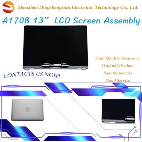 Macbook Pro Retina 13 inch A1708 LCD Screen Assembly 2016 2017 dispaly Space Gray And Sliver