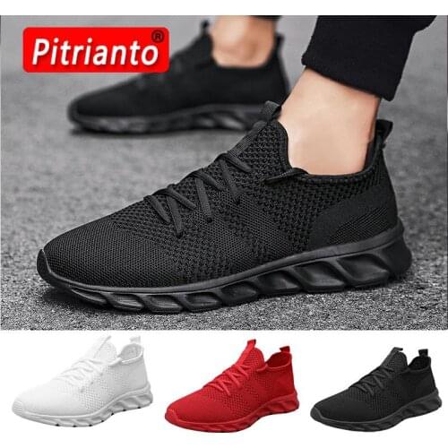 New Comfortable and Casual Lightweight Sneakers for Men Breathable Slip-Resistant Running Shoes Mens Sports Shoes Size 48