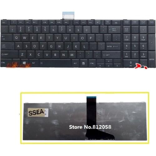 SSEA New Laptop US Keyboard For TOSHIBA SATELLITE C850 C855D C850D C855 C870 C870D C875 C875D L875 L875D L950 L950D L955 L955D