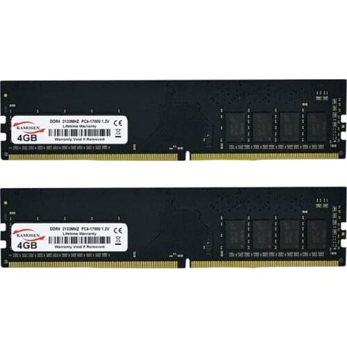KAMOSEN DDR4 RAM 4GB 2133MHz 288 PIN PC4 17000 16 banks motherboard dedicated desktop memory 1.2V voltage