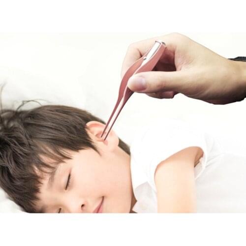 Hot Stainless Steel LED Flashlight Ear Cleaner LED Flashlight Earpick Wax Removal Tweezer Luminous Kids Baby Adult Health Care