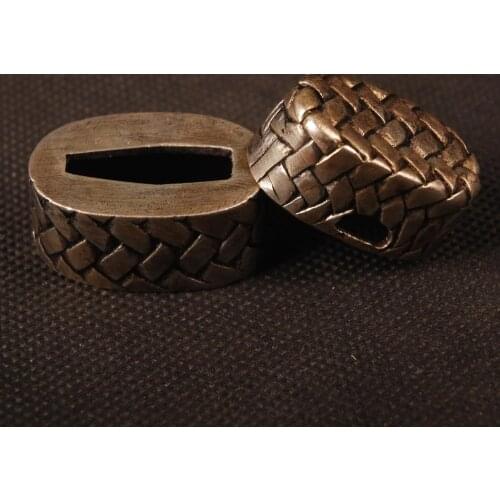 Details about High Quality Nice Fuchi and Kashira Sword Fitting for samurai sword Japanese katana or wakizashi or tanto KFG01