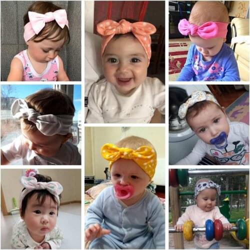 Fashion Children Headband Set Rabbit Ear Head Bandage Cute Infant Headwear Hair Accessories Photography Props Christmas Gifts